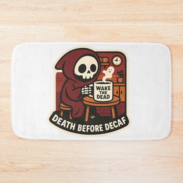 Item preview, Death Before Decaf! - Grim Reaper Coffee Addict designed and sold by Cheerioza.