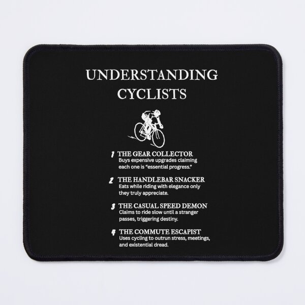 Item preview, Cycling Addict Funny Shirt – Black designed and sold by PsyFlow35.