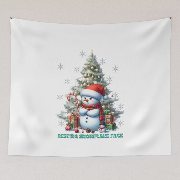 Item preview, Cute, Grumpy Snowman designed and sold by Chubbyunicorncreations.