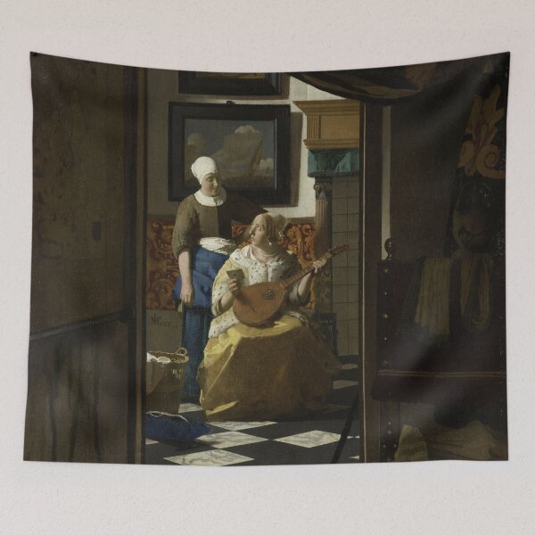 Item preview, HD The Love Letter, by Johannes Vermeer HIGH DEFINITION designed and sold by MINDTHECHERRY.