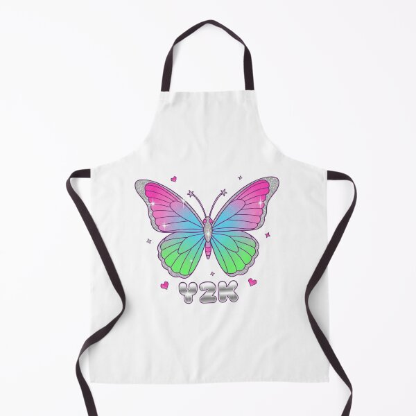 Item preview, Y2K Aesthetic Butterfly Glitter Crop Top - Retro 2000s Fashion Tee designed and sold by GeniePixel.