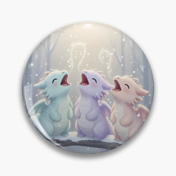 Item preview, Pastel Frost Dragons - Winter Melody designed and sold by RobinaWorks.