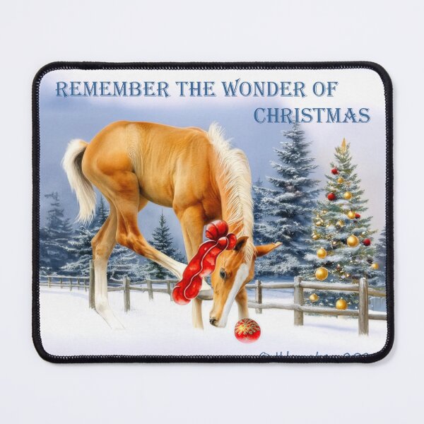Item preview, Palomino Horse Colt Christmas Wonder designed and sold by JHonaker.
