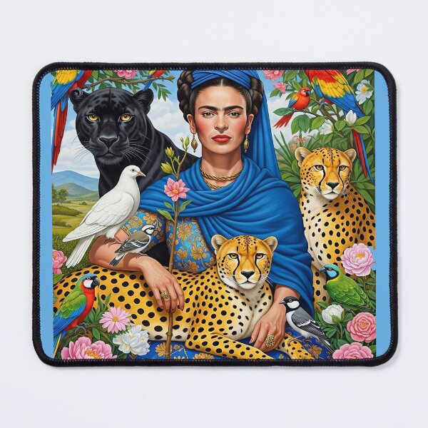 Item preview, Frida Kahlo with Exotic Animals and Nature designed and sold by TeeARTHY.