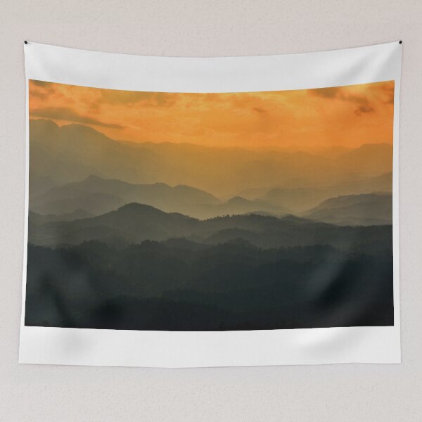 Item preview, sunset on the mountains designed and sold by KAY Artists.
