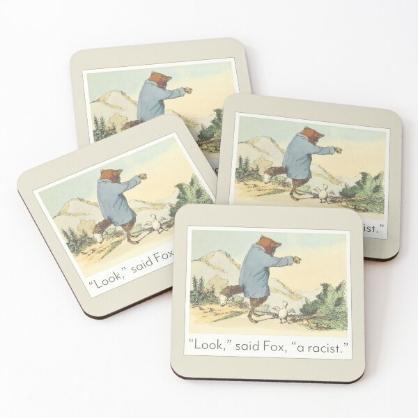 Item preview, Fox and Chicken - Racism (b) designed and sold by helengarvey.