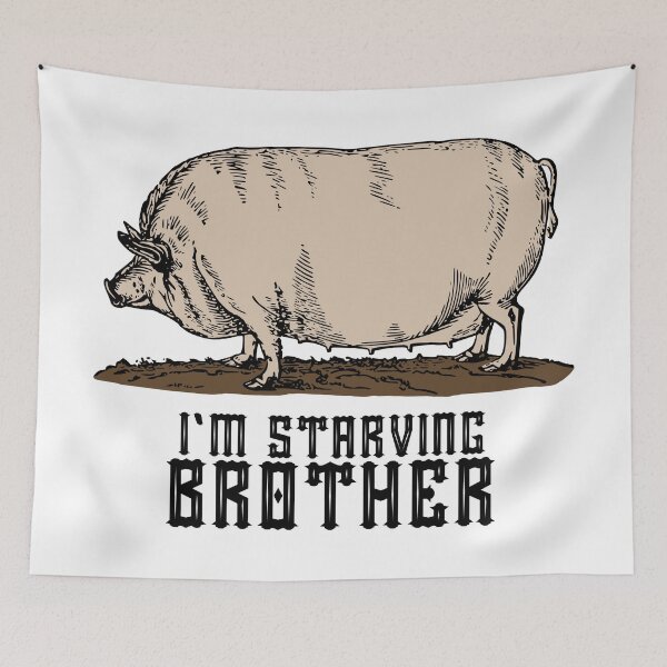 Item preview, Pig brother meme designed and sold by BestiaryAtelier.
