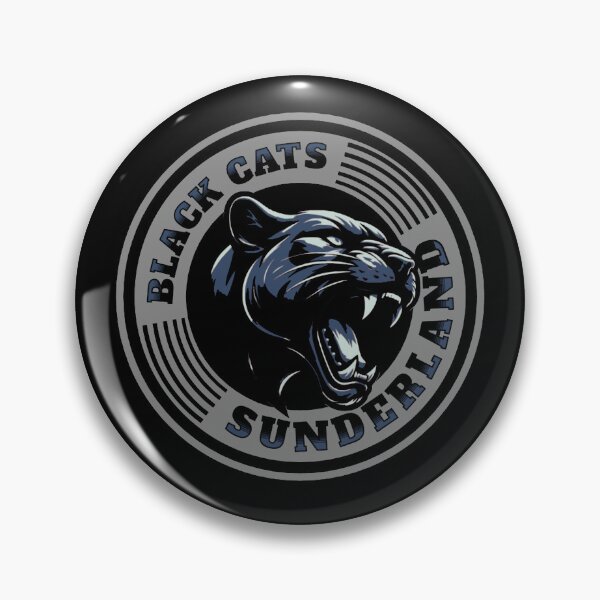 Item preview, Black Cats Sunderland grey 2 designed and sold by VRedBaller.