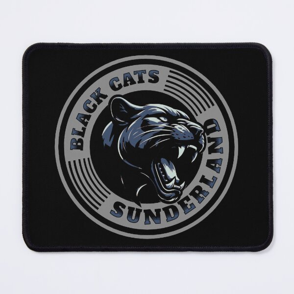 Item preview, Black Cats Sunderland grey 2 designed and sold by VRedBaller.