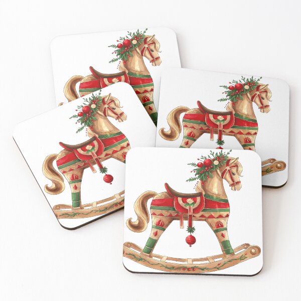 Item preview, Christmas wooden horse designed and sold by blueart126.