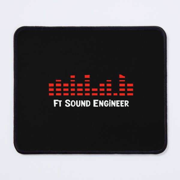 Item preview, Minimal Red Equalizer – Sound/ Audio Engineer designed and sold by Moonstruck by FyrraStudio.