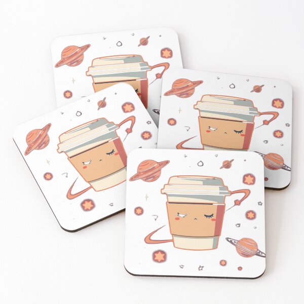 Item preview, Cosmic Coffee Club – Cute Space Coffee Design designed and sold by SmartNeoZenUIXR.