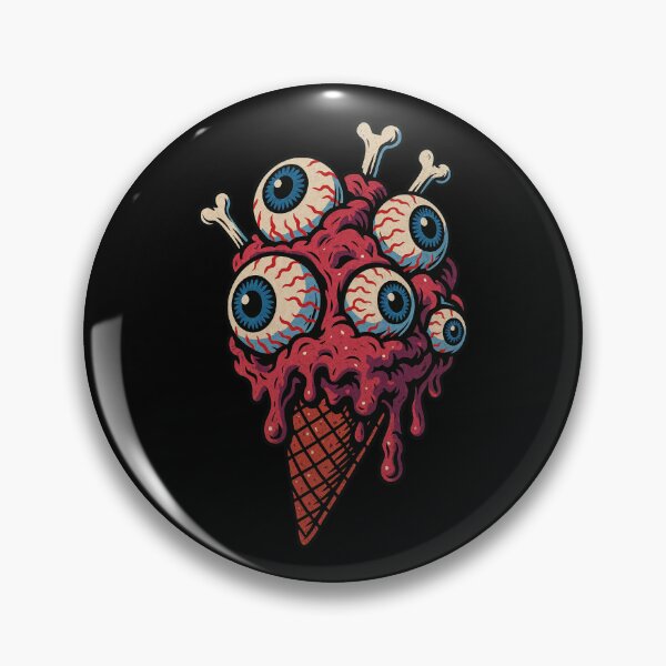 Item preview, Eye Scream Cone Creepy Dessert Horror Art designed and sold by Victor Shadehorn.