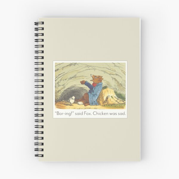 Item preview, Fox and Chicken - Boring (b) designed and sold by helengarvey.
