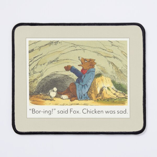 Item preview, Fox and Chicken - Boring (b) designed and sold by helengarvey.