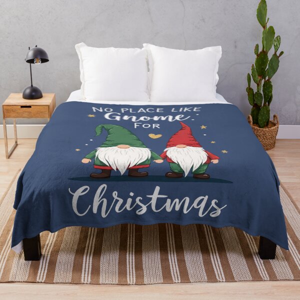 Item preview, No Place Like Gnome For Christmas, Cute Holiday Pun designed and sold by DoceVaga.