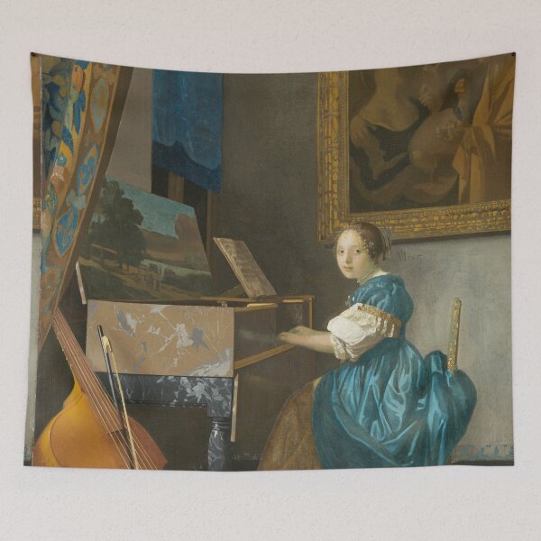 Item preview, HD Lady Seated at a Virginal, by Johannes Vermeer HIGH DEFINITION designed and sold by MINDTHECHERRY.