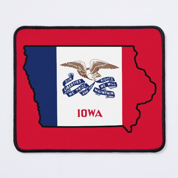 Item preview, State Flag Map of IOWA designed and sold by HFYD.