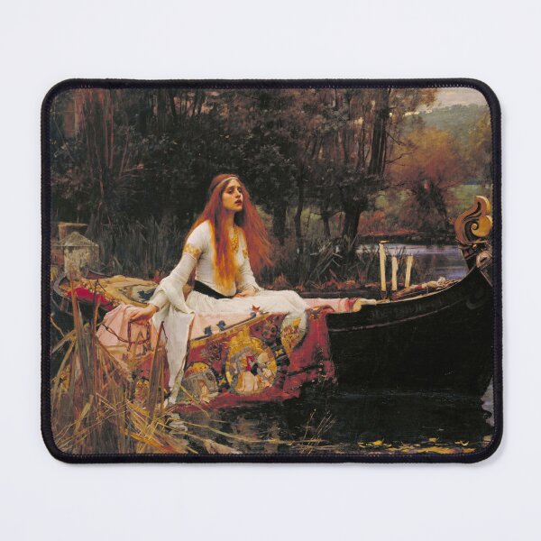 Item preview, "Lady of Shalott" by John Waterhouse 1800"s Beautiful Vintage Art designed and sold by Cturan.