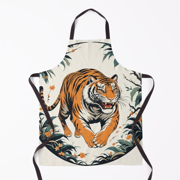 Item preview, Tiger Running In Jungle designed and sold by Horse Designs .