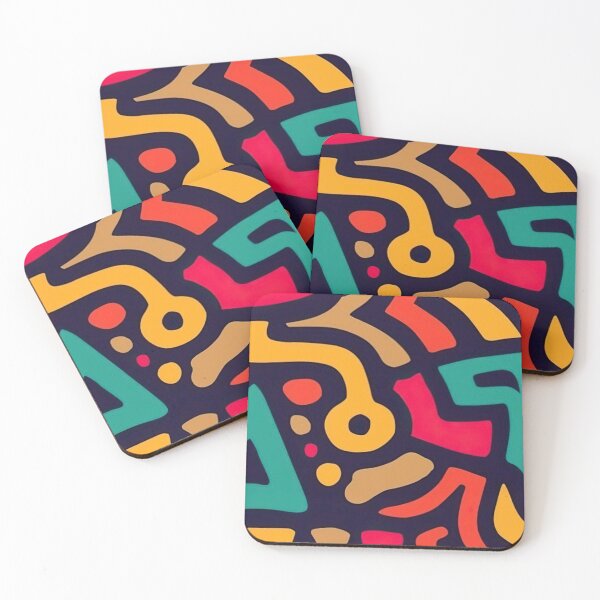 Item preview, Vibrant Lines Pattern  designed and sold by GraphicMondaze.