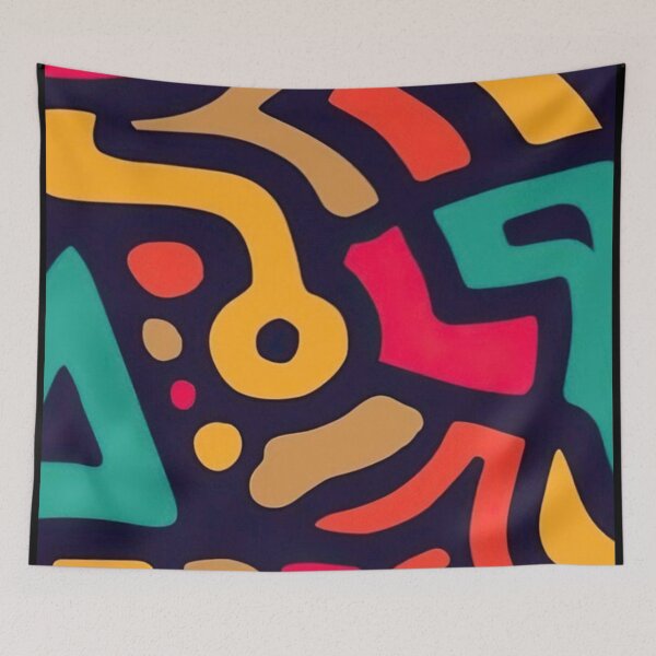 Item preview, Vibrant Lines Pattern  designed and sold by GraphicMondaze.