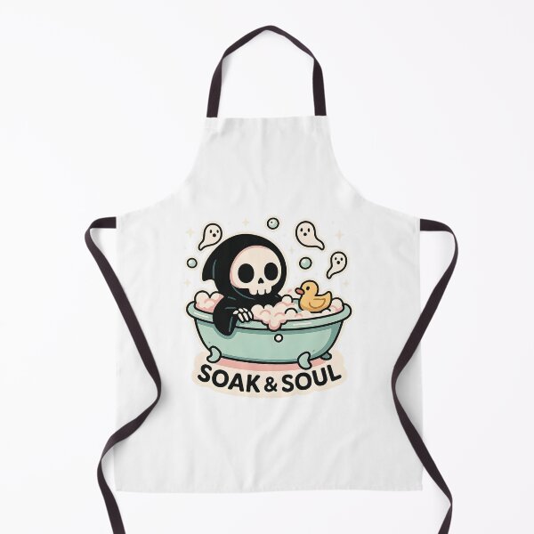 Item preview, Soak & Soul! - Cute Grim Reaper Bubble Bath designed and sold by Cheerioza.