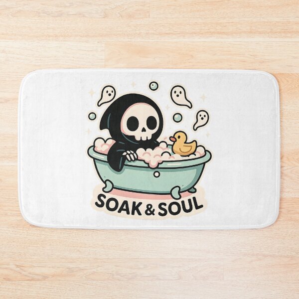 Item preview, Soak & Soul! - Cute Grim Reaper Bubble Bath designed and sold by Cheerioza.