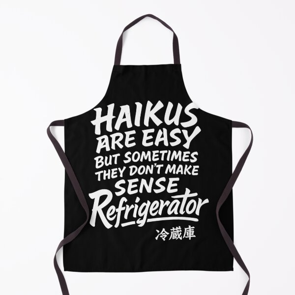 Item preview, Haikus Are Easy Refrigerator Joke Design designed and sold by Victor Shadehorn.