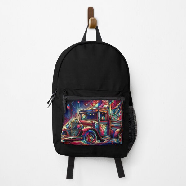 Item preview, colorful old truck designed and sold by Dogandesighn.