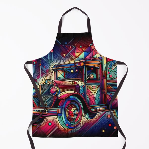 Item preview, colorful old truck designed and sold by Dogandesighn.