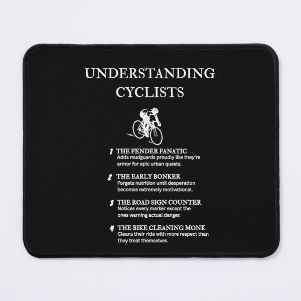 Item preview, Cyclist Lifestyle Funny Quote Tee - Black designed and sold by PsyFlow35.