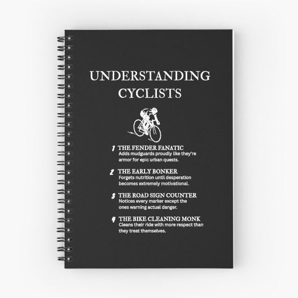 Item preview, Cyclist Lifestyle Funny Quote Tee - Black designed and sold by PsyFlow35.