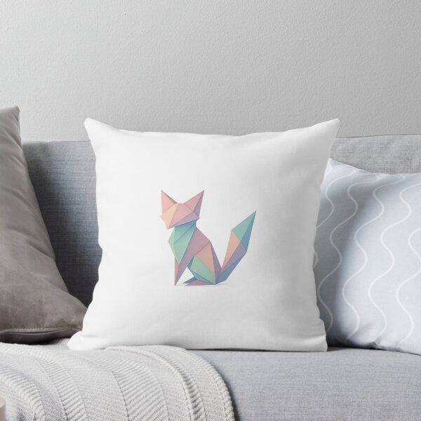 Item preview, Pastel Origami Fox Silhouette designed and sold by Le Grand Requin.