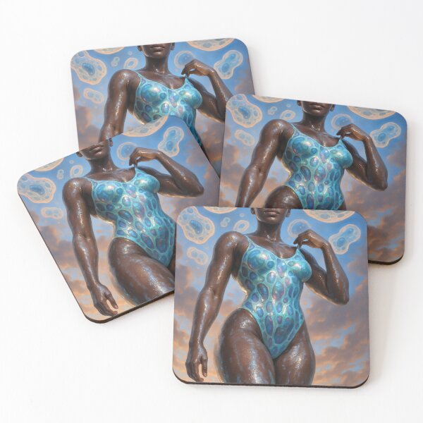 Item preview, African amoeba one-piece swimsuit   designed and sold by CathryneDelamort.