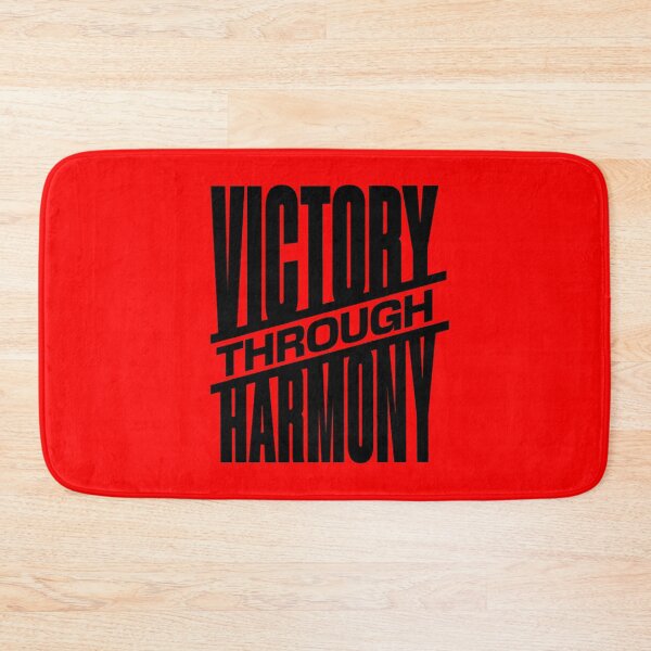 Item preview, Victory through Harmony black designed and sold by VRedBaller.
