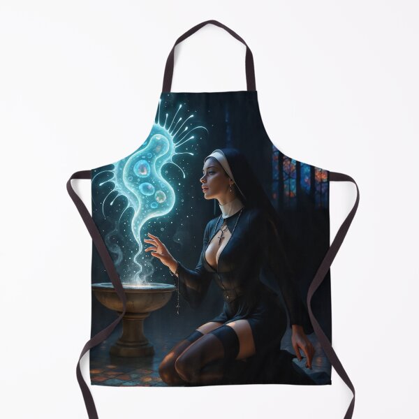 Item preview, Nun kneeling amoeba designed and sold by CathryneDelamort.