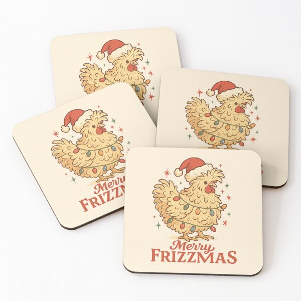 Item preview, Frizzle Chicken Christmas Design designed and sold by Meandmyshop.