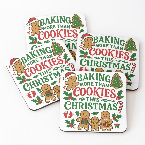 Item preview, Baking More Than Cookies This Christmas - Christmas Pregnant designed and sold by ZBIFBOUETLA.