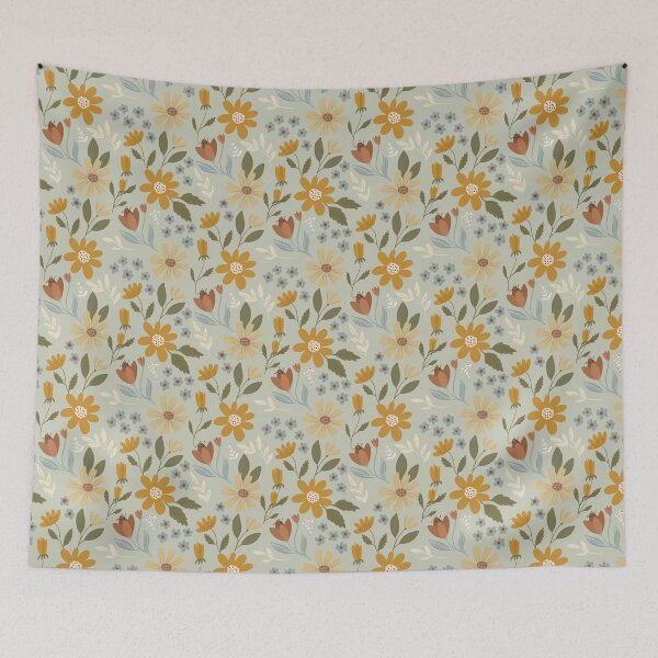 Item preview, Meadow Fields Floral - light designed and sold by Willow & Grace Designs.