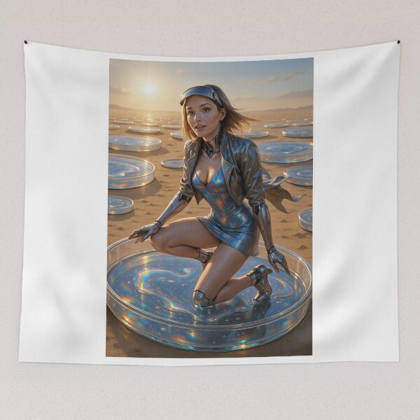 Item preview, Petri dish girl amoeba  designed and sold by CathryneDelamort.