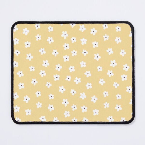 Item preview, Dainty White Floral butter yellow designed and sold by Willow & Grace Designs.