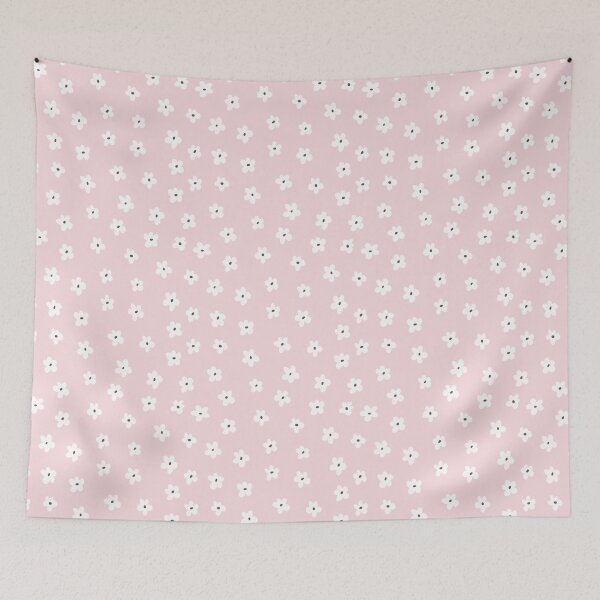 Item preview,  Dainty White Floral pink designed and sold by Willow & Grace Designs.