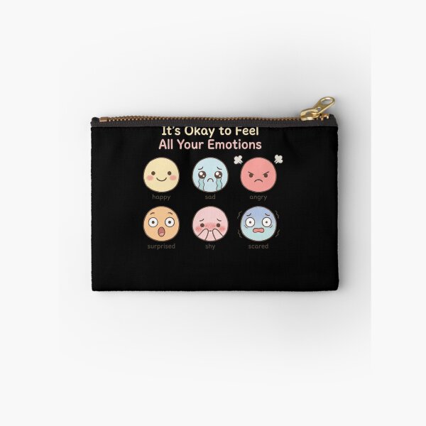 Item preview, It’s Okay to Feel All Your Emotions – Emotional Awareness Kawaii Design designed and sold by CuteOasis.