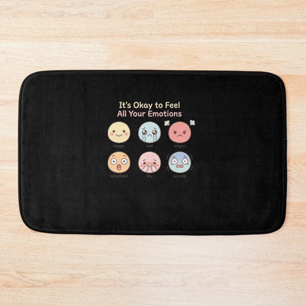 Item preview, It’s Okay to Feel All Your Emotions – Emotional Awareness Kawaii Design designed and sold by CuteOasis.