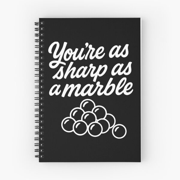 Item preview, Sharp as a Marble Funny Insult Design designed and sold by Victor Shadehorn.