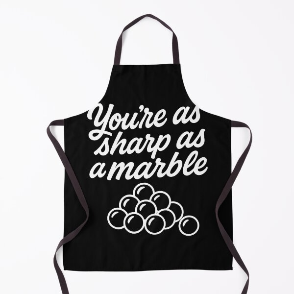 Item preview, Sharp as a Marble Funny Insult Design designed and sold by Victor Shadehorn.