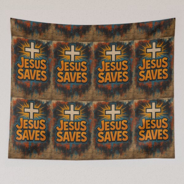 Item preview, ''Jesus Saves Graffiti Art'' designed and sold by Illuminatingts.