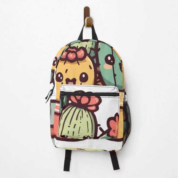 Item preview, Cute Kawaii Cactus Characters – Funny Plant Design designed and sold by SmartNeoZenUIXR.