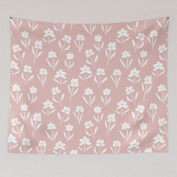 Item preview, Serene Wildflowers - powder pink designed and sold by Willow & Grace Designs.